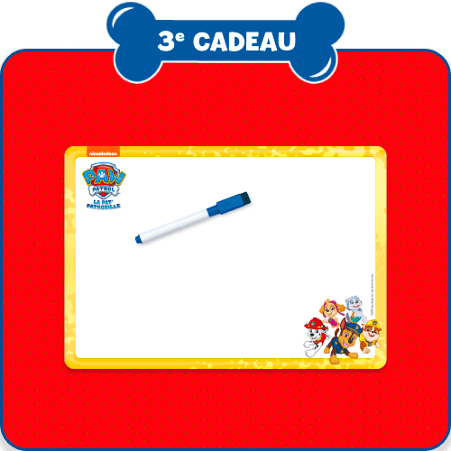 L’ARDOISE ET SON FEUTRE DE LA PAT’PATROUILLE