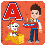 Magnets de l'alphabet Pat'Patrouille