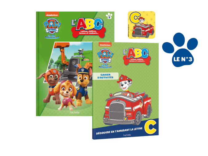 Le n°3 : Le livre + Le cahier d’activités + Le magnet de la lettre C