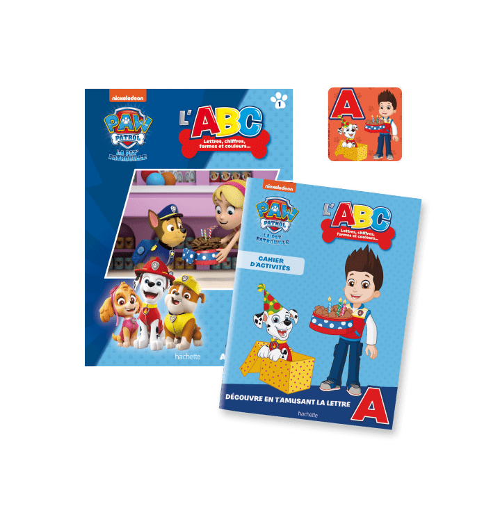 Le N°1 : Le livre + Le cahier d’activités + Le magnet de la lettre A