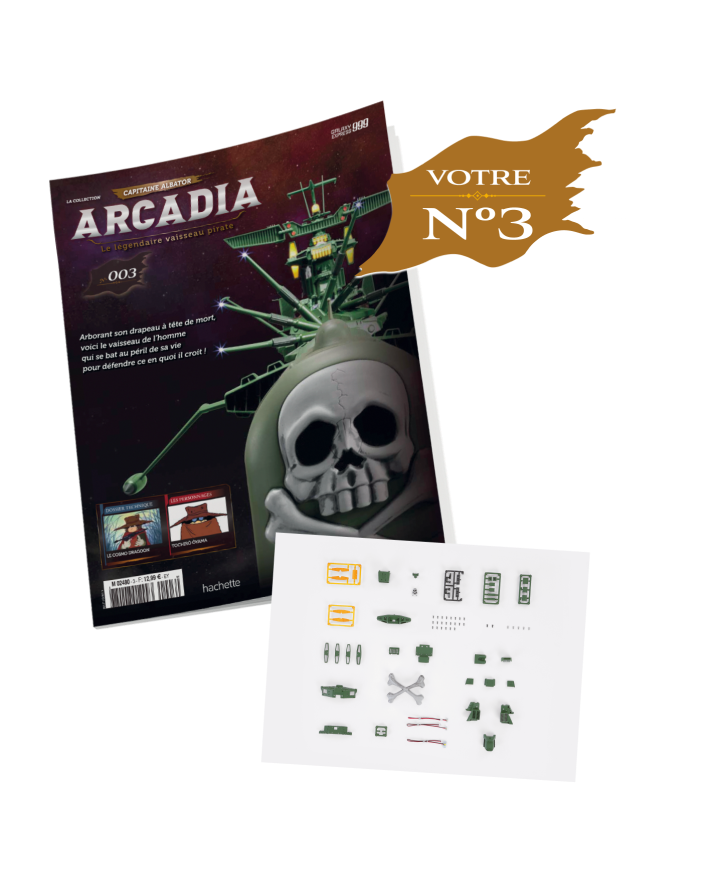 Le N°3 : Un fascicule passionnant + Les pièces de votre maquette