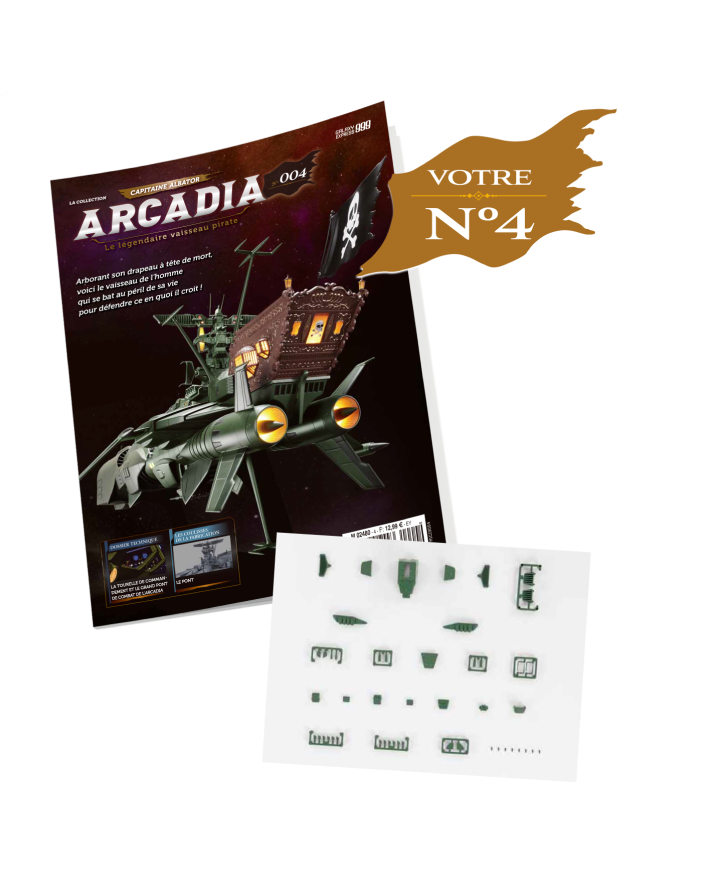 Le N°4 : Un fascicule passionnant + Les pièces de votre maquette