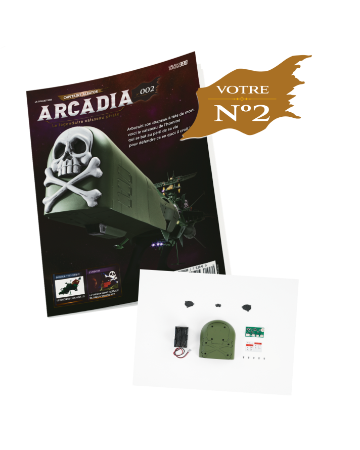 Le N°2 : Un fascicule passionnant + Les pièces de votre maquette
